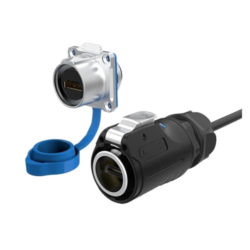 Connecteur de données M24 HDMI 2.0 étanche 4K pour installer un cinéma de jardin sur terrasse