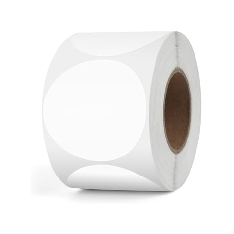 YIKIADA Étiquettes thermiques rondes 50 mm Cover