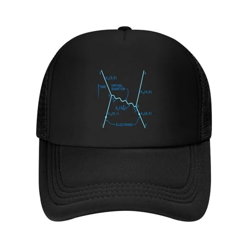 Casquette luxe diagramme de Feynman 1949 en toile premium ajustable pour hommes et femmes