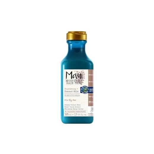 Maui Moisture Nourishing Coconut Milk Conditioner (385 ml), feuchtigkeitsspendende Haarspülung für lockiges & trockenes Haar mit Kokosmilch, Guavenextrakt & Mangobutter, vegane Haarpflege Spülung