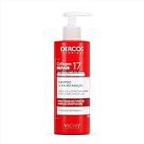 Vichy Dercos Collagen Repair 17, Shampoo Antiqueda e Antiquebra com Reparação Profunda, Peptídeos Pró-Colágeno e Ácido Cítrico, Fios 10x Mais Fortes e 97% Reparados, 390g