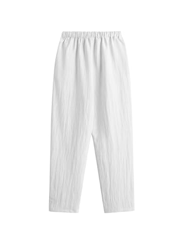 Image of Verdusa Boy's 2 Piece Sets Linen Set Going Out Summer Outfits Button Up Shirt and Pants Set Matching Sets