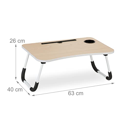 Table lit et canapé ordinateur portable support plateau de lit 26x63 cm