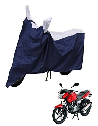 Auto Hub 100% Waterproof Bike Body Cover Compatible with Bajaj Pulsar 135 LS DTS-i -(Fabric:-Polyester, Color:-Blue/Silver) (B01N78JO66) Amazon Price History, Amazon Price Tracker