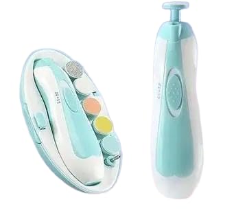Trusted New Baby Nail File Electric || Baby Nail Trimmer with 6 Grinding Heads Safe for Newborn Baby Baby Nail Clippers with Light || Electric Baby Nail Trimmer(Multicolor) Nil Baps-P5162-image-15