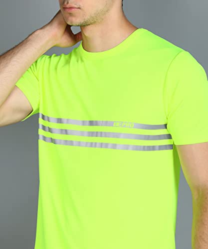 Image of Mens Round Neck T-Shirt for Workout and Running