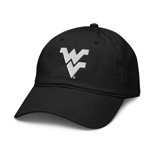 Gorra ajustable negra West Virginia Mountaineers original miniatura 1