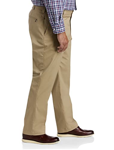 Oak Hill by DXL Men's Big and Tall Straight-Fit Tech Pants Vintage Khaki 44 x 283
