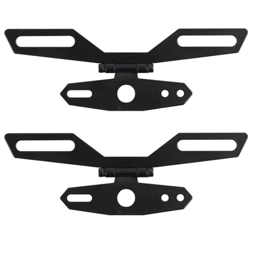 2PC Motorcycle License Plate Bracket, Universal Adjustable