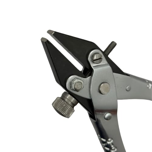 NS crafts Adjustable Screw Flat Nose Parallel Action Pliers Smooth Jaws for Jewelry Crafts- 140mm