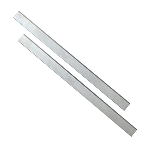 DIAMWOOD - 2 Fers De Raboteuse Dégauchisseuse - Lames Réaffûtables HSS 400x30x3mm - Usinage Bois Dur Et Tendre - Jeu De Lames Pour Machines Combinées