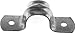 Halex 91214 Steel Strap, 2-Hole, 1.25-In. - Quantity 50