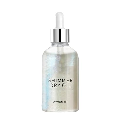 Aceite corporal con brillo – brillo de la piel para el cuerpo | brillo de la piel para el cuerpo | Body Shimmer aceite corporal brillante | brillo corporal de larga duración | aceite corporal