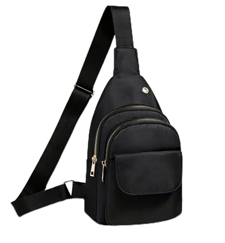 Image of YAZEKOUS Small Sling Bag Casual Crossbody Sling Backpack for Women Men, Trendy Cross Body Daypack Backpack