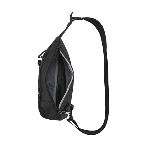 puma evercat sidewall sling backpackblacksilverone size