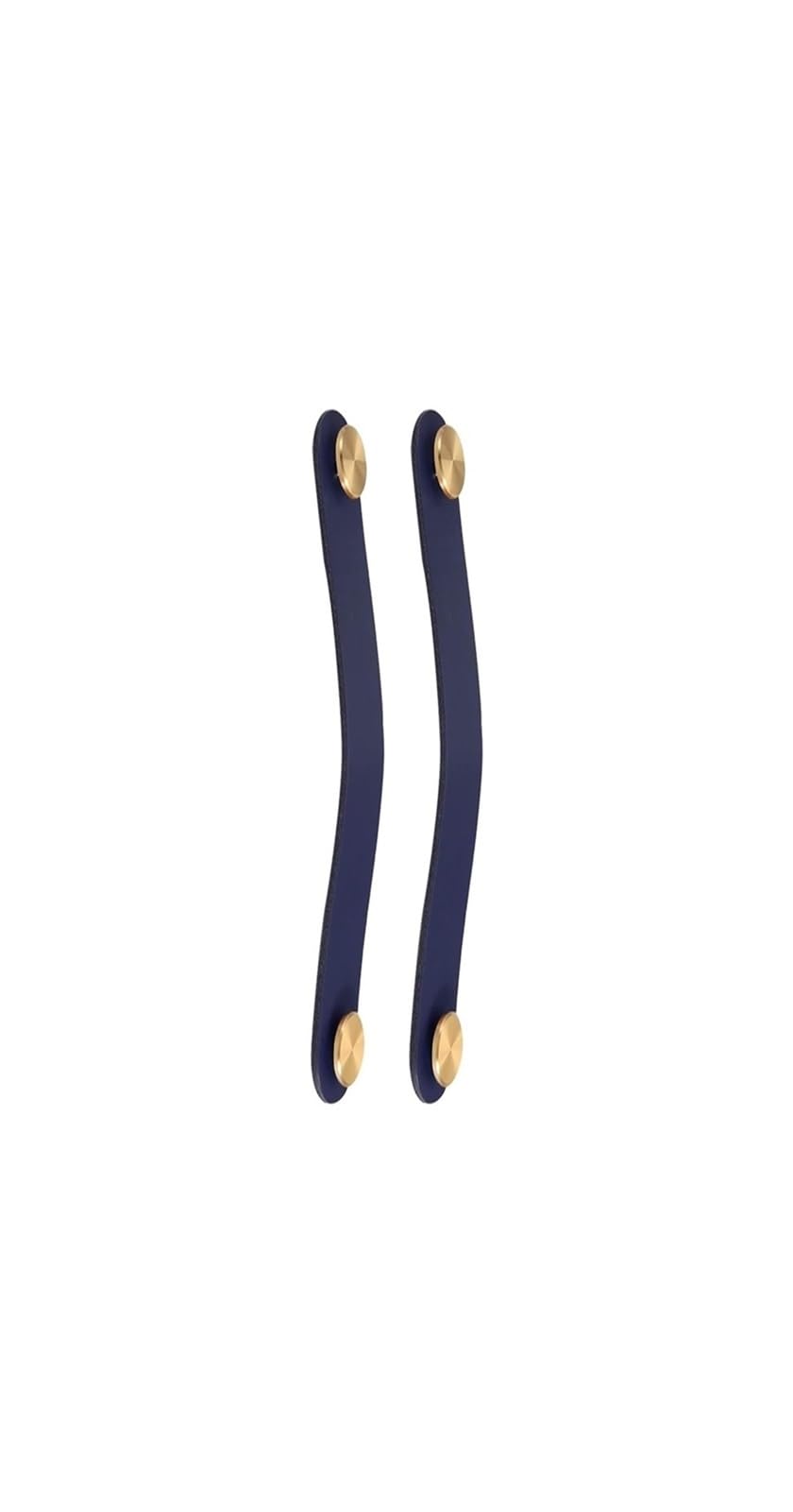 Opeximatun 2 Leather Drawer Handles, Leather Loop Cabinet Handles Multicolor Multiple Sizes Pcs(,Hole Distance 96Mm)