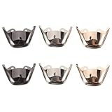 [ERINGOGO] 3組 高耐久メタルハイヒール先端カバー 耐摩耗構造の靴尖端保護具 装飾と靴修理に レディース用交換可能シューズアクセサリー