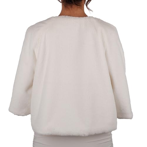 LIMELIA Bride Wedding Faux Fur|Shawl Wrap Stole for Bride, Bridesmaid-Feather Scarf Fur for Evenings, Bridal Wedding Party4