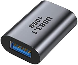 NFHK USB-C USB 3.1 typ C żeński na USB 3.0 A żeński adapter danych 10 Gb/s zasilanie danych do laptopa tabletu telefonu