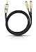 Produktbild OEHLBACH NF 1 / Jack 100 - Stereo-Audiokabel 1 x 3,5 mm Klinke auf 2 x Cinch - Flexibles Kabel mit effizienter Schirmung - 1 m - schwarz