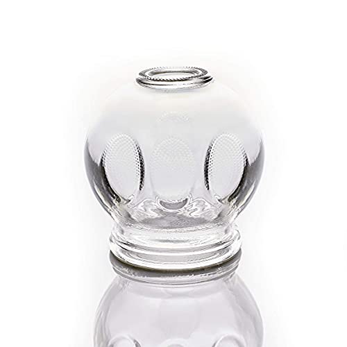 ACS FIRE Glass Cupping Vacuum FIRE Cupping Size Number 2 Set of 2