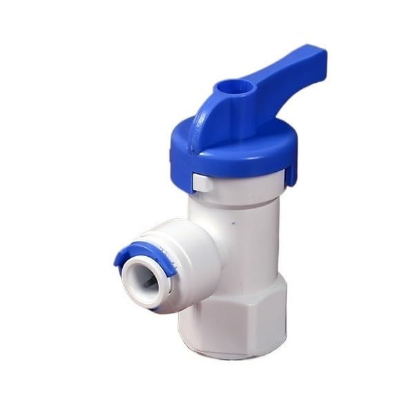 50 Piezas de Rosca Hembra de 1/4" - Conector rápido for Manguera de Agua de ósmosis inversa de 1/4" con válvula de Bola for Barril de presión
