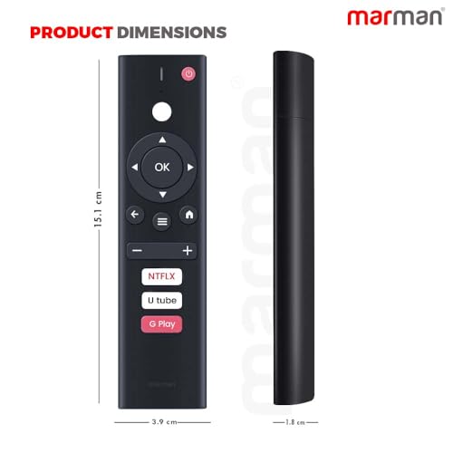 Image of marman Compatible with Infinix X3 Smart Tv Remote Control Original Suitable for LED Full HD UHD LCD Tv Non Voice Command Without Google Assistant with Streaming App's - No Pairing Needed