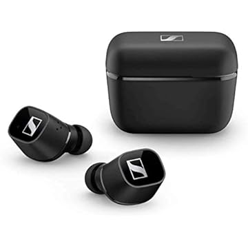 Sennheiser Fones de ouvido sem fio CX 400BT True – Fones de ouvido intra-auriculares Bluetooth para música e chamadas – com cancelamento de ruído e controles de toque personalizáveis, preto