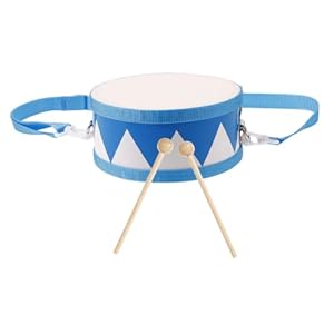 TOYANDONA Kindertrommelspielzeug Holztrommel 1 Satz