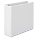 Wilson Jones Round Ring View Binder, 3 Inch, Basic, 362 Series, Customizable, White (W362-49W)