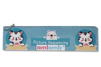 NerdNerdy Picture Sequencing Booklet,Abstract Reasoning skills, Expressive language, Speech Delay, useful for schools therapy centers,what's next cards,logical thinking activities,story sequence cards