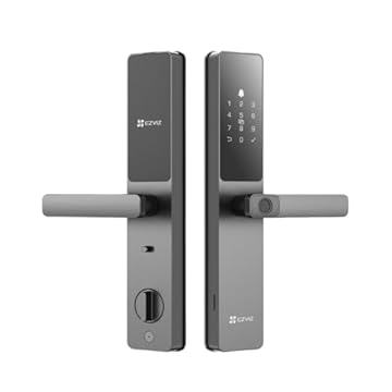 Fechadura digital Ezviz DL05 Wi-Fi BT inteligente código senha tag a prova d'água