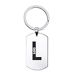 Grand cadeau Cadeau de nom - Lola - Porte-clés en acier inoxydable, silverl