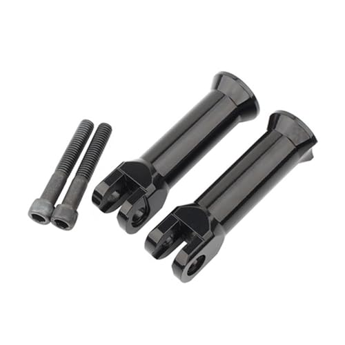 Repose-Pieds Passager Moto pour Softail et Fat Boy 2018-2020 avec Kits de Supports Noirs
