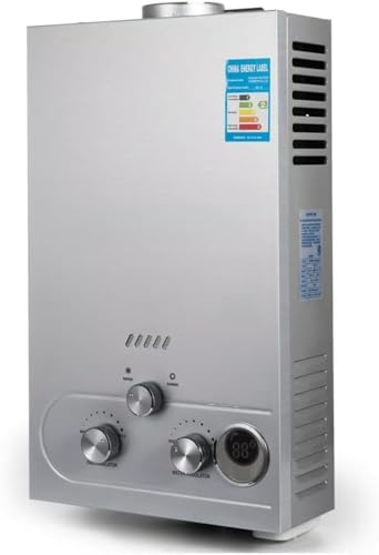 Vilom コンパクト即熱式ガス給湯器は6サイズ展開。±0.5℃精密温度制御で安定した温水を供給。銅製熱交換器で高効率、安全設計で室内使用も安心。シャワーキット付属で簡単設置。 (16L)