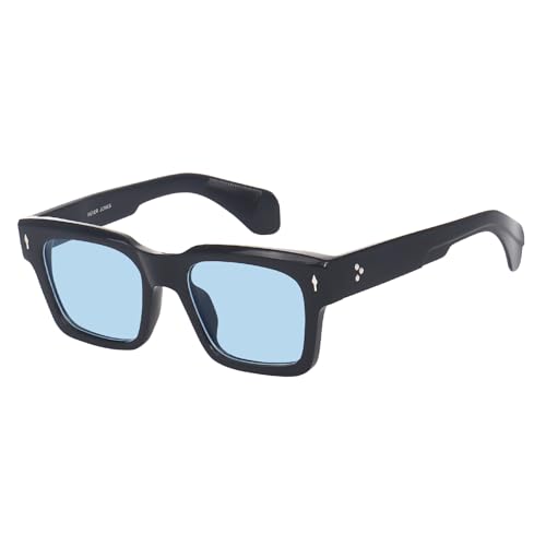 Image of Peter Jones I Zero Power Blue Cut Computer Glasses I Retro Square Shape I Gaming Glasses I UV Protected & Blocks Harmful Rays I Men & Women I Large Square 3804