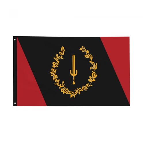 Black American Heritage Flag 3x5 Ft African American Flags with Brass Grommets Vivid Color Double Stitched Durable Polyester Bandera de Decor Indoor Outdoor