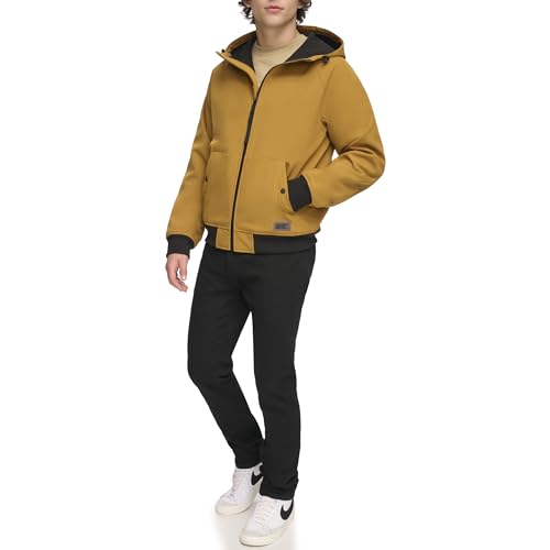 Image of Levi's Men's Hooded Water Resistant Softshell Bomber Jacket