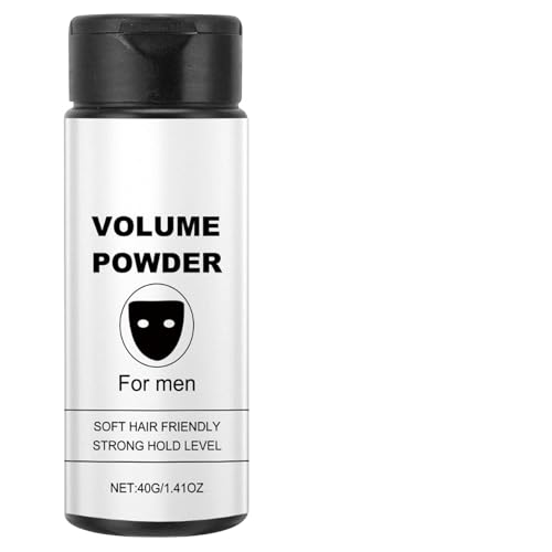 Evnbhgyu スタイリングパウダー ヘアパウダー 男性用 ふんわりボリュームアップ ベタつかず ノンウォッシュ 内容量40g 髪と地肌にやさしい オフィス 通勤 レジャー時のスタイリングに最適