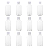 Luxshiny 12pcs 250ml Plastic Reagent Bottles with Screw Cap, Laboratory Chemical Storage and Sample Sealing Bottles for School and Industrial Use