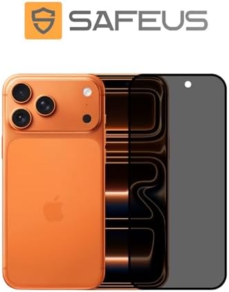 SAFEUS Tam Kaplayan Hayalet Parmak İzi Bırakmayan Safir Ekran Koruyucu Cam, iPhone 17 Pro Max İle Uyumlu - Görsel 2