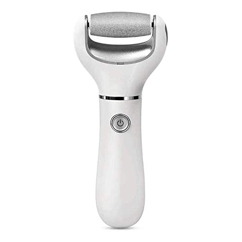 LKNJLL Feet Callus Remover Electric Foot File Dead Skin Pedicure Tool Electronic Wet & Dry Vacuum Scrubber with 2 Coarse Roller Heads Heel Care Rechargeable