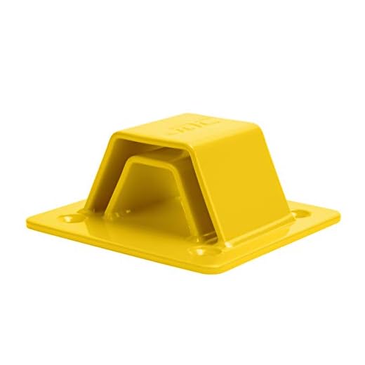 JDC Anclaje Al Suelo De Acero Endurecido De Alta Resistencia para Motocicleta - Sphere Pro - Amarillo