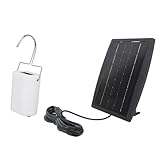 Solar-Bewässerungsset für Automatische Pflanzenbewässerung, DIY-Bewässerungssystem für Pflanzen, 3 W USB-Aufladung, 4 Töpfe, Solarbetriebenes Automatisches Bewässerungsgerät für