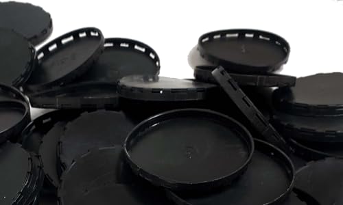Image of Generic Keg Caps-100pcs. Protect the filling and valve of your kegs with a vented keg cap. MATERIAL: PLASTIC. (BLACK)