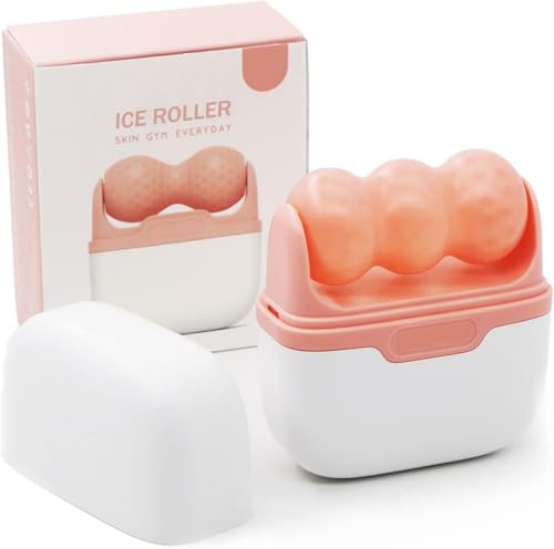 Image of UCRAVO 2 in 1 Body Roller Ice Roller for Face,Eyes,Women Gifts Idea,Cooling to Tighten Brighten Complexion and Reduce Wrinkles,Massager Under Eye Puffiness,Blood Circulation,Migraine and Pain Relief