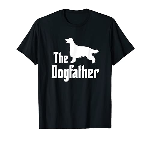 The Dogfather - funny dog gift, funny Irish Setter T-Shirt, Black