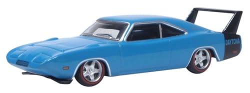 Collectibles Oxford Diecast Dodge Charger Daytona 1969 Bright Petty Blue 1:87 Scale 87DD69004, Green