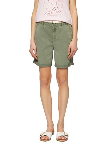 s.Oliver Shorts mit geflochtenem Gürtel und Garment Dye