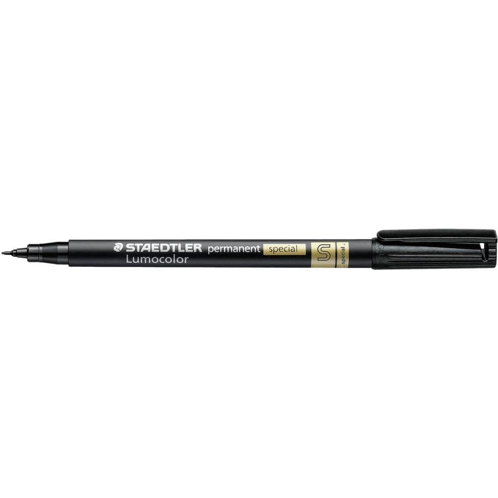 STAEDTLER 319 S 9 - Rotulador de punta fina universal LUMOCOLOR PERMANENT Special - Negro, 0,4 mm